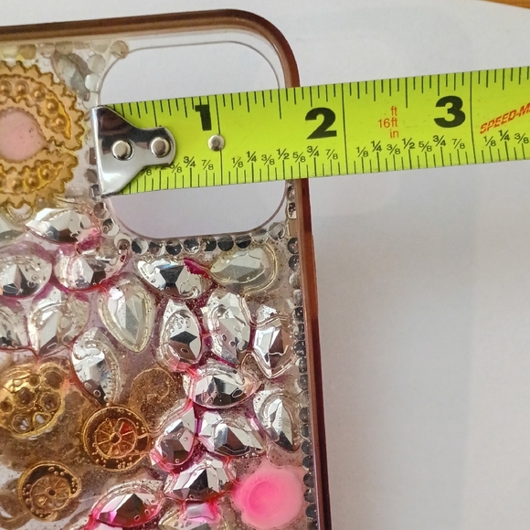 Juicy Couture Pink and Gold Embellished Phone Case - Picture 10 of 14